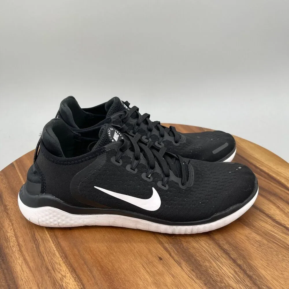 Nike Free RN Shoes Womens Size 10 Black Running Comfort Walking Gym Sneakers